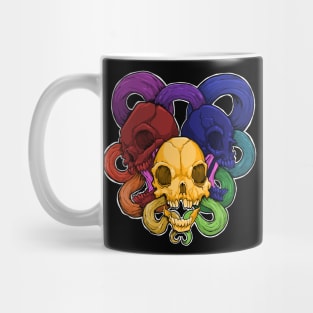 Color Wheel Skulls Mug